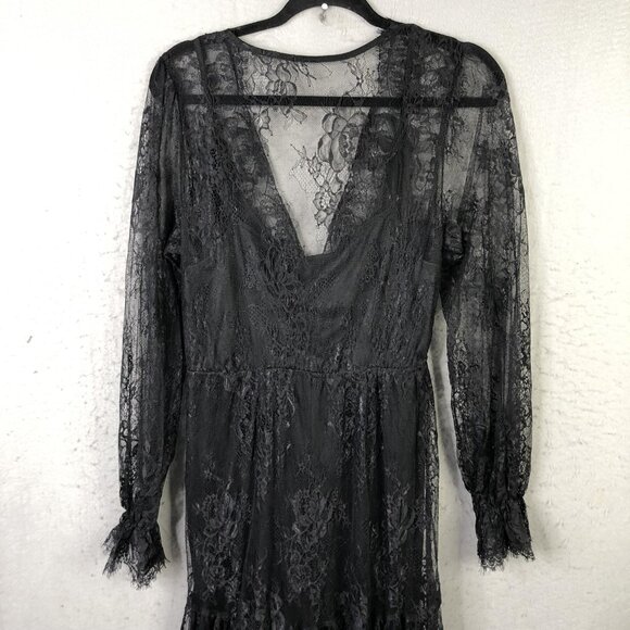 Baltic Born Black Lace Maxi Dress - Picture 8 of 16